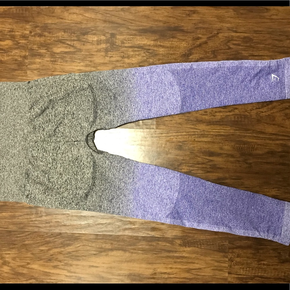 PURPLE OMBRÉ GYMSHARK  LEGGINGS